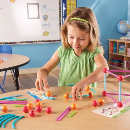 Обучающий набор Погружение в геометрию с карточками Learning Resources